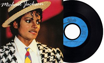 Vinyle 45 tours sans pochette-Michael Jackson-Beat it